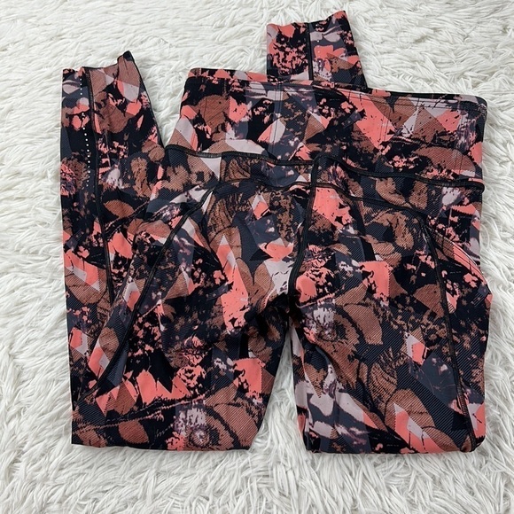 Lululemon Fast & Free 7/8 Tight II 25" Translucence Alpine White Multi - Picture 6 of 6